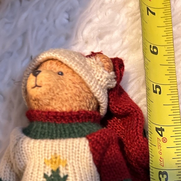 Russ Teddy Town Teddy Bear Santa 5” Christmas 2 pc make offer NWT - Picture 7 of 7